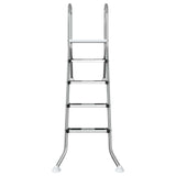 Partially in-Ground Pool Ladder 195 x 116 cm 4-Step 42032426