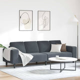 Living Room Couch Dark Grey 250 x 77 x 76 cm 3335092