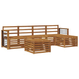 Sofa Sets 6 pcs Natural Solid Acacia Wood 3374699