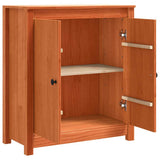 Sideboard Wax Brown 70 x 35 x 80 cm Solid Pine Wood 869898
