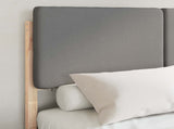Bed Frame with Upholstered Headboard Light Grey 120 x 200 cm 3405527