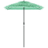 Garden Parasol with Steel Pole Green 300x200x250 cm 4005095