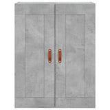 Highboard Concrete Grey 69.5x34x180 cm Engineered Wood 3200045