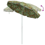 Garden Parasol 263 x 263 x 272 cm 170T Polyester Camouflage 4010670