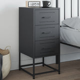 Bedside Cabinet Anthracite 36x39x78 cm Steel 846582