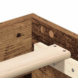 Bed Frame No Mattress Old Wood 140x200 cm Engineered Wood 3328724