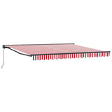 Awning Frame Red and White 400 x 300 cm 3330557