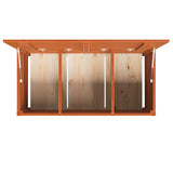 Storage Box Wax Brown 101 x 50.5 x 46.5 cm Engineered wood 865398