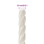 Work Rope White 14 mm 250 m Polypropylene 153063