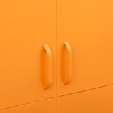 Wardrobe Mustard Yellow 90x50x180 cm Steel 336245