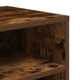 Book Cabinet Smoked Oak 66x31x80 cm Engineered Wood 860296