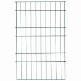 Pond Fence Set 8 pcs Green 50 x 80 cm Steel 42017320