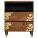 Bedside Cabinet Honey Brown 50 x 33 x 62 cm Solid Mango Wood 4018746