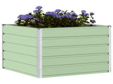 Planter Pastel Green 100 x 100 x 75 cm Steel 42018235