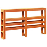 Bed Frame without Mattress Wax Brown 160x200 cm Solid Wood Pine 3306182