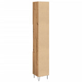 Bathroom Cabinet Artisan Oak 30x30x190 cm Engineered Wood 857200