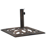 Umbrella Base Bronze 12 kg 49 cm Cast Iron 47868