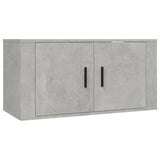 Wall-mounted TV Cabinets 3 pcs Concrete Grey 80x34.5x40 cm 3188362