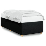 Bed Frame without Mattress Black 100x200 cm Fabric 3284710