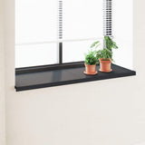 Window Sill Anthracite with Wood Grain 120 x 50 x 4.5 cm PVC 42022342