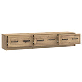 TV Cabinet Artisan Oak 147 x 34.5 x 27 cm Engineered Wood 895864