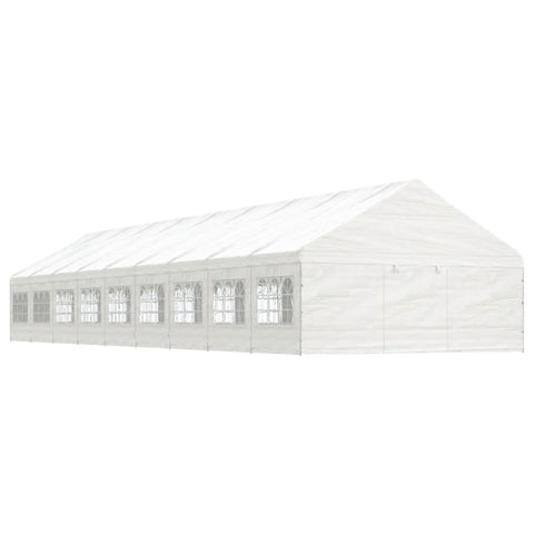 Gazebo with Roof White 20.07x5.88x3.75 m Polyethylene 3155501