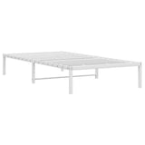Metal Bed Frame without Mattress White 100x190cm 373667