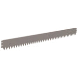 Lawn Edging 10 pcs 103 x 10 cm Steel Rusty 8008346