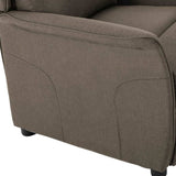 Recliner Chair Taupe 66.5 x 94 x 101.5 cm Polyester 340160