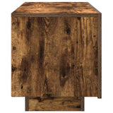 TV Cabinet Smoked Oak 100x35x40 cm Engineered Wood 815717