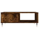 Coffee Table Smoked Oak 90x60x35 cm Engineered Wood 827057