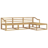 Outdoor Sofa Set 4 pcs White 245.5 x 162.5 x 73 cm 3386283