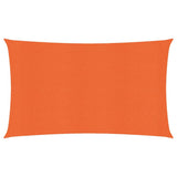 Sunshade Sail 160 g/m Rectangular Orange 4x7 m HDPE 311685