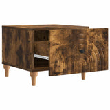 Coffee Table Smoked Oak 49 x 50 x 40 cm Engineered Wood 894280