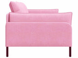 2-Seater Sofa Pink 188 x 81 x 89 cm Fabric 42048610