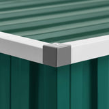 Garden Shed Green 195x198x159 cm Galvanised Steel 46253