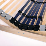 Slatted Bed Base without Mattress with 42 Slats 7 Zones 80x200 cm 246474