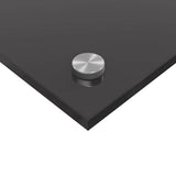Kitchen Backsplash 2 pcs Dark Grey 110 x 50 cm Tempered Glass 3415507