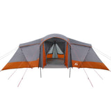 Family Tent with Roof Grey and Orange 721 x 335 x 212 cm 4100672