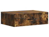 Wall-Mounted Bedside Cabinet 2 pcs Smoked Oak 49 x 34.5 x 20 cm 898966