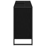 Bathroom Cabinet Black Oak 90 x 30 x 60 cm Engineered Wood 886480