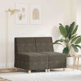Modular Sofa Unit Armless 2 pcs Dark Grey 55 x 74 x 82 cm 3399790