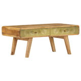 246344 Coffee Table Solid Mango Wood 90x50x40 cm