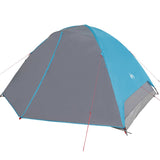 ZNTS Camping Tent Dome 6-Person Blue Waterproof 94413