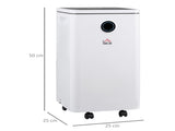 10L/Day Dehumidifier with 2.5L Water Tank, Digital Display, Intelligent & Sleep Mode, 24H Timer, T3398P378787