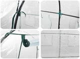 Greenhouse with Frame 160 x 200 x 192.5 cm PVC Transparent 42036862