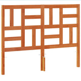 Headboard Wax Brown 150 cm Solid Wood Pine 844262