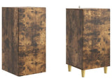 Cabinet Set 2 pcs 33 x 34.5 x 90 cm Engineered Wood 3416552