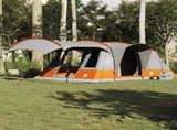 Camping Tent Tunnel 5-Person Grey and Orange Waterproof 4009427