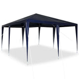 Party Tent Blue 400 x 400 x 266 cm Polyethylene and Steel 42003422